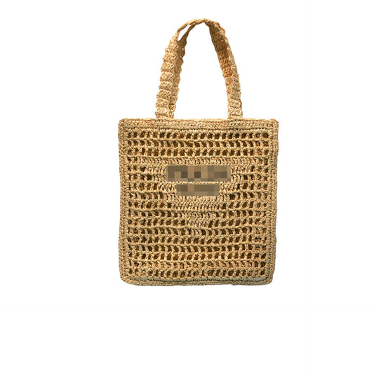 Embroidery Straw Triangle Large Capacity Fashion Handbags