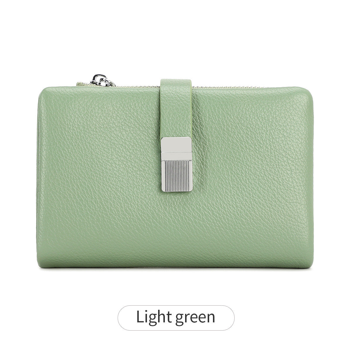 Women's Short Soft Leather Fashion Simple Large Ladies Wallet