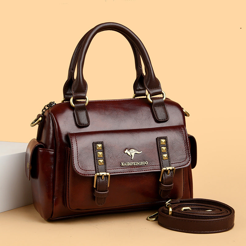 Women's Stylish Fashion Contrast Color Elegant Handbags
