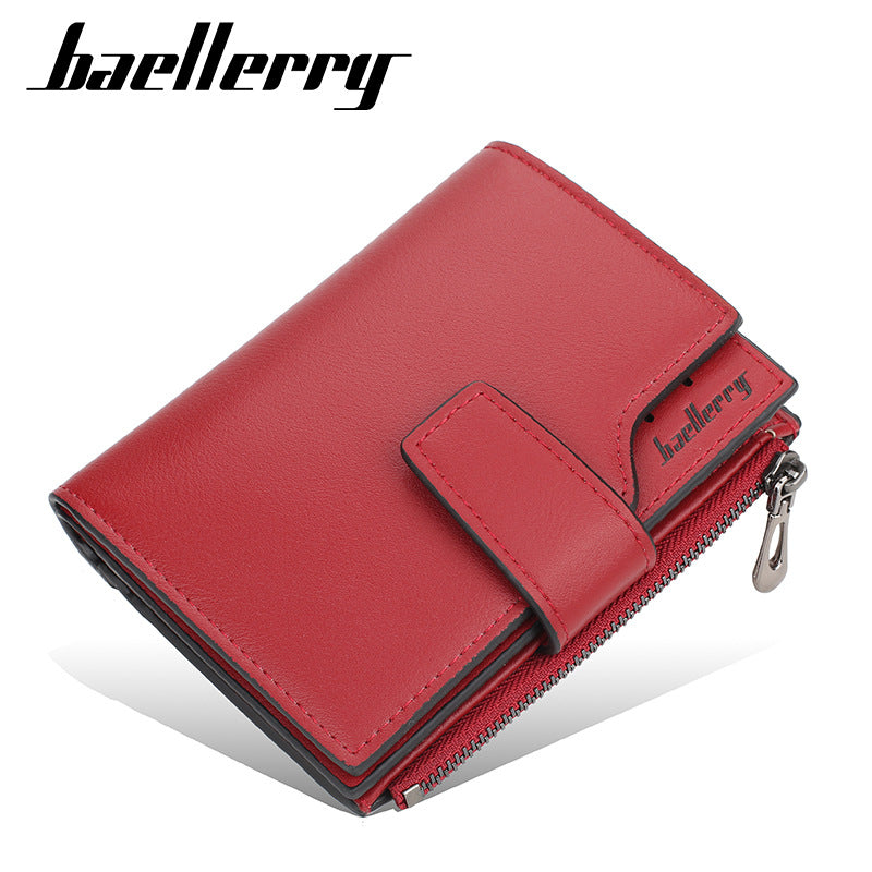 Women's High Sense Hasp Zipper Short Korean Ladies Wallet