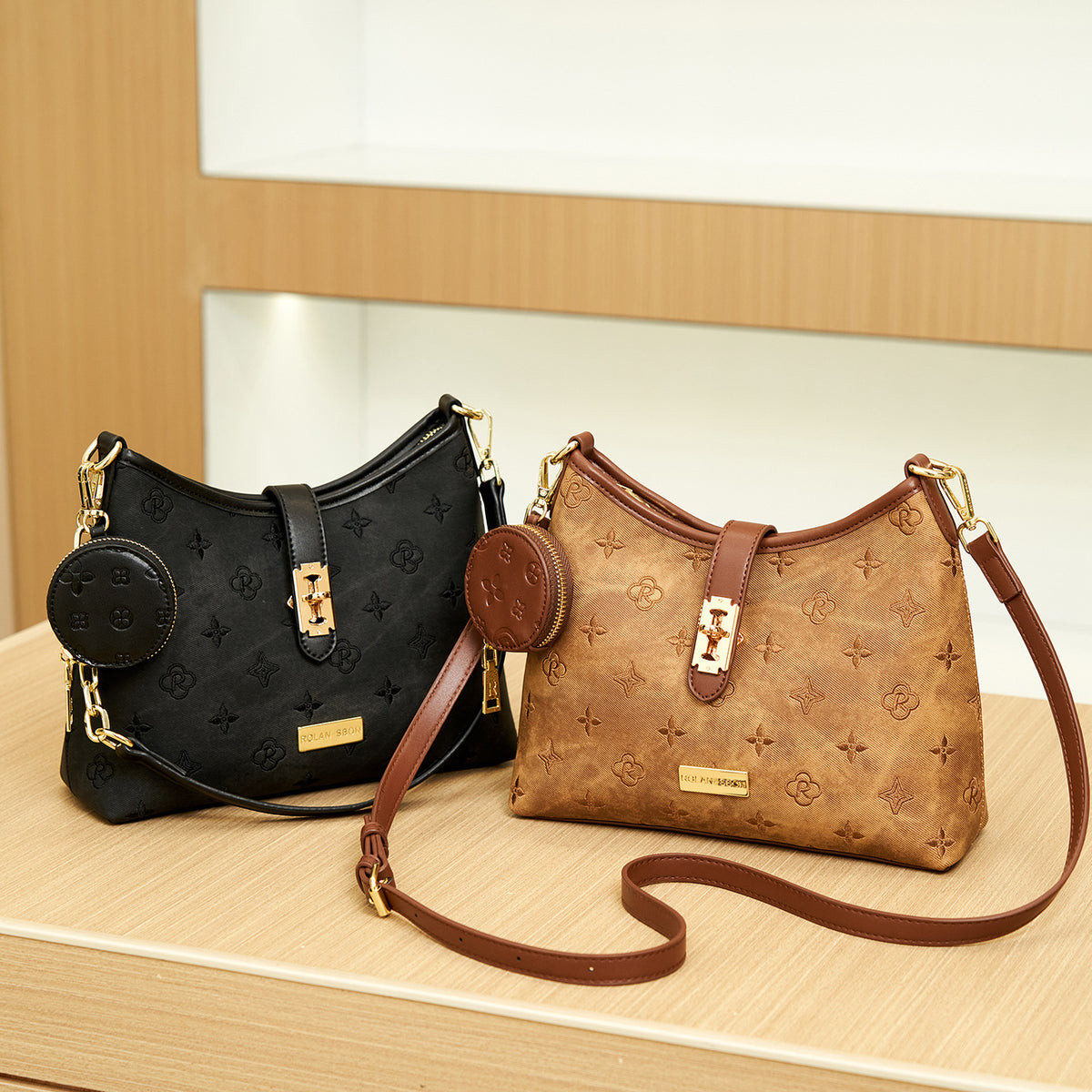 Women's Fashion Portable Light Luxury Trendy Design Women's Messenger Bag