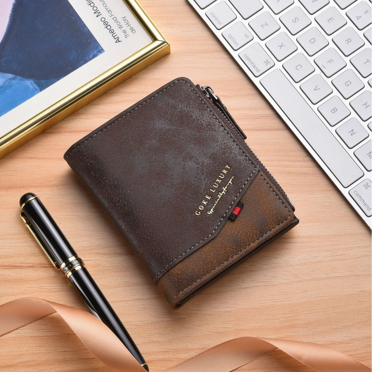 Men's Multiple Slots Vintage Large Capacity Men's Wallet