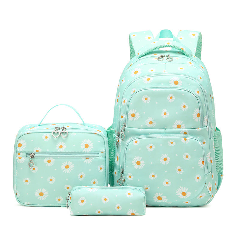 Primary Fresh Printed Waterproof Little Daisy Backpacks