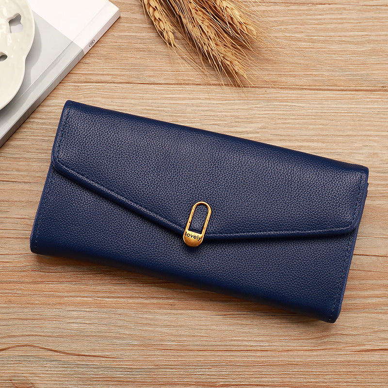 Women's Large Capacity Multifunctional Clutch Zipper Hasp Bags
