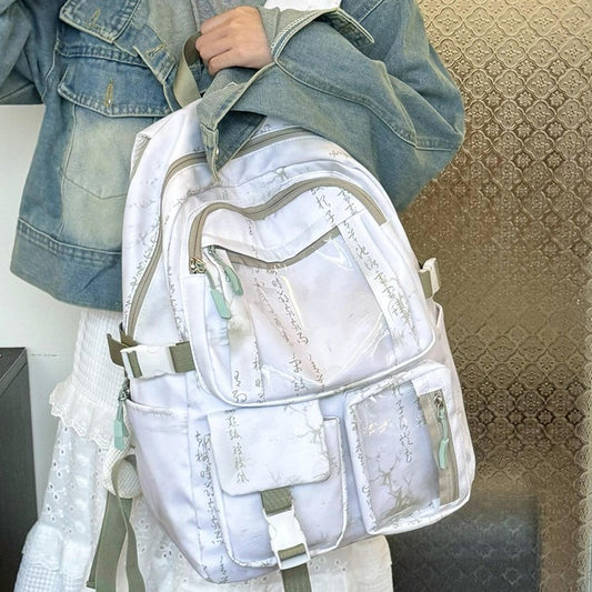 Style Large Capacity Cartoon Female Junior High Backpacks