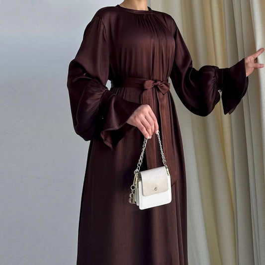 Glamorous Soft Two-way Dress Elegant Satin Dresses