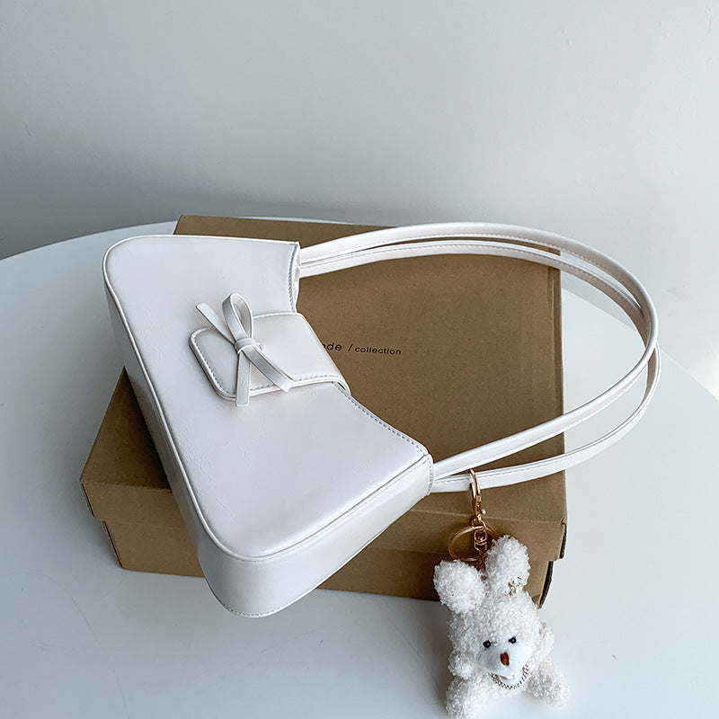 Women's Color Minimal Versatile Korean Style High Sense Handbags