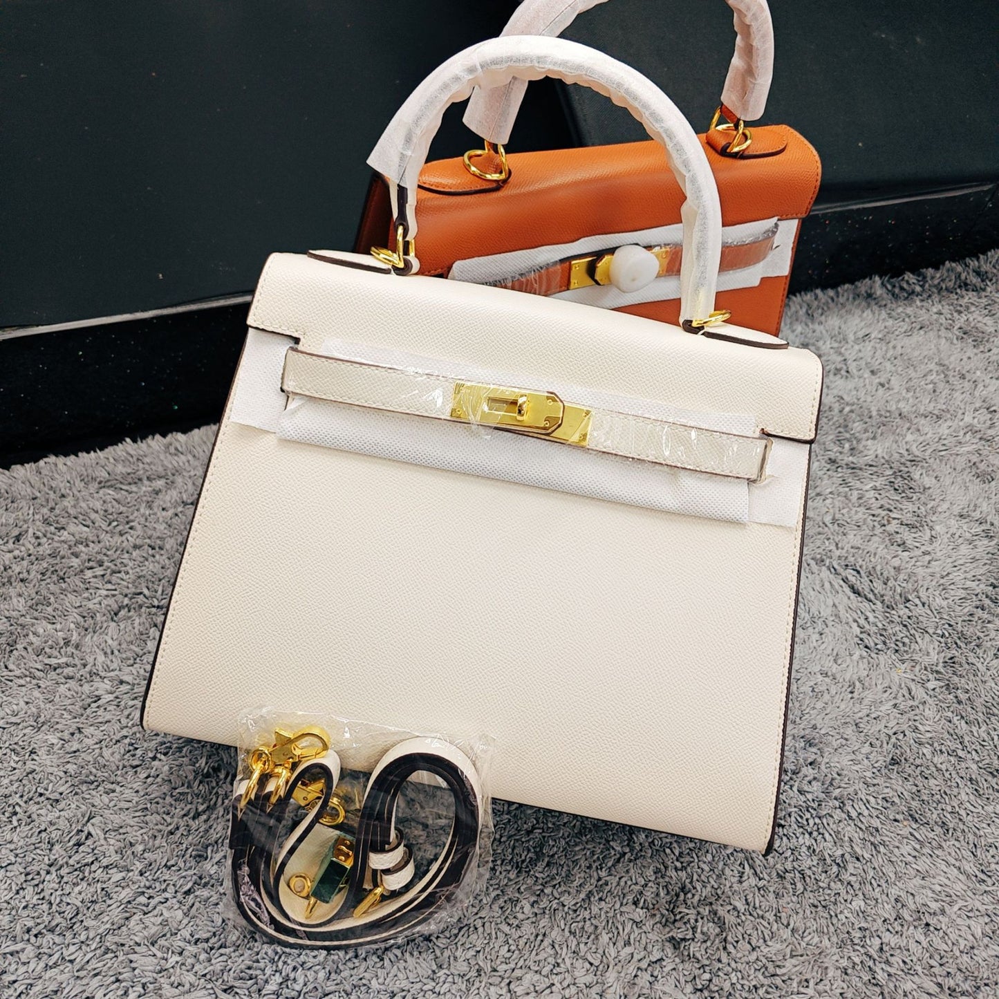 Layer Cowhide Kelly Large Capacity Female Fashion Handbags