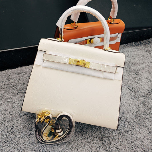 Layer Cowhide Kelly Large Capacity Female Fashion Handbags