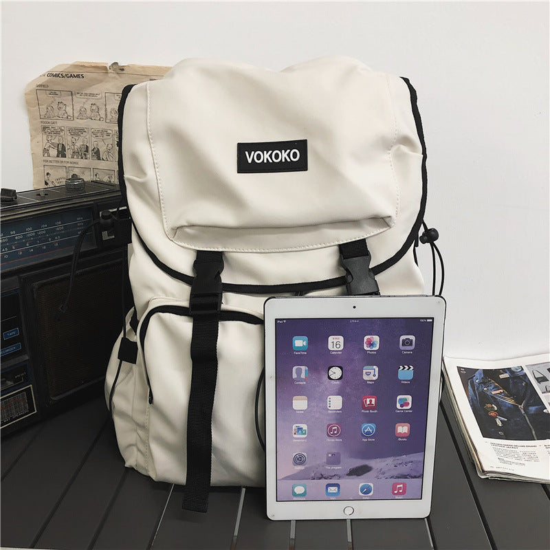 Men's Fashion College Nylon Large Capacity Backpacks