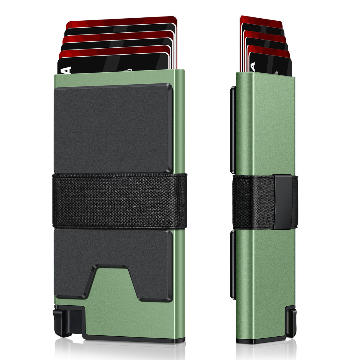 Men's Aluminum Alloy Box Elastic Band Metal Men's Wallet