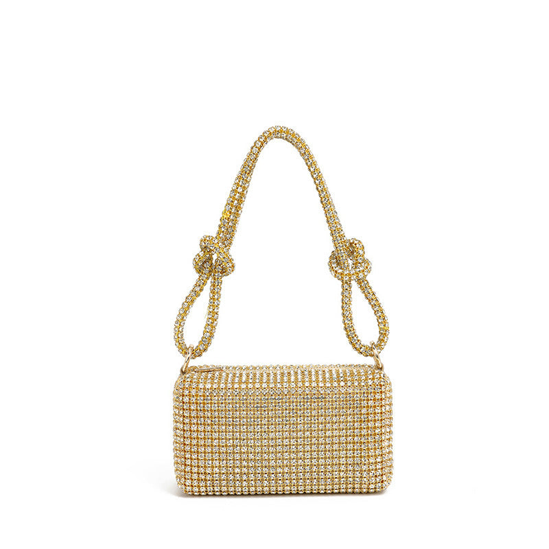 Women's French Fashion Diamond Rhinestone Portable King Women's Handbag