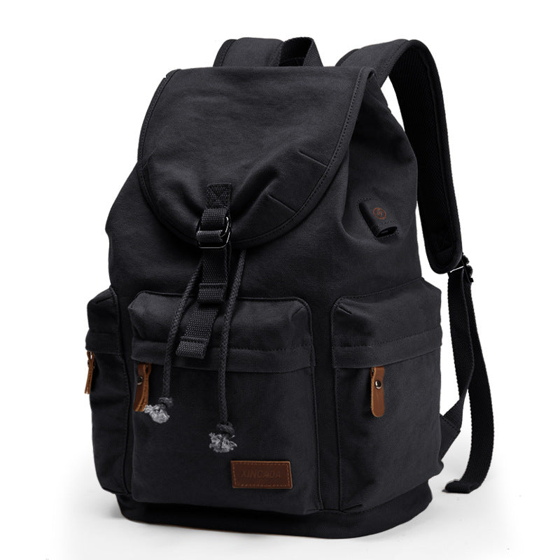 Style Female Artistic Canvas Mori Large Middle School Students' Schoolbags