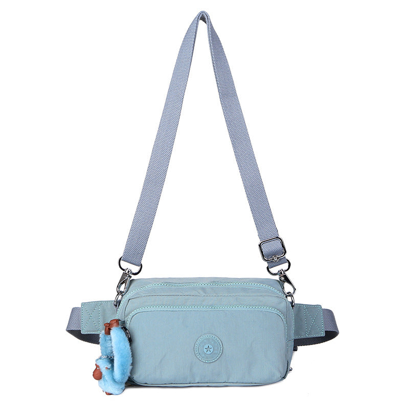 Women's & Men's & Monkey Light Canvas Fashion Trendy Waist Packs