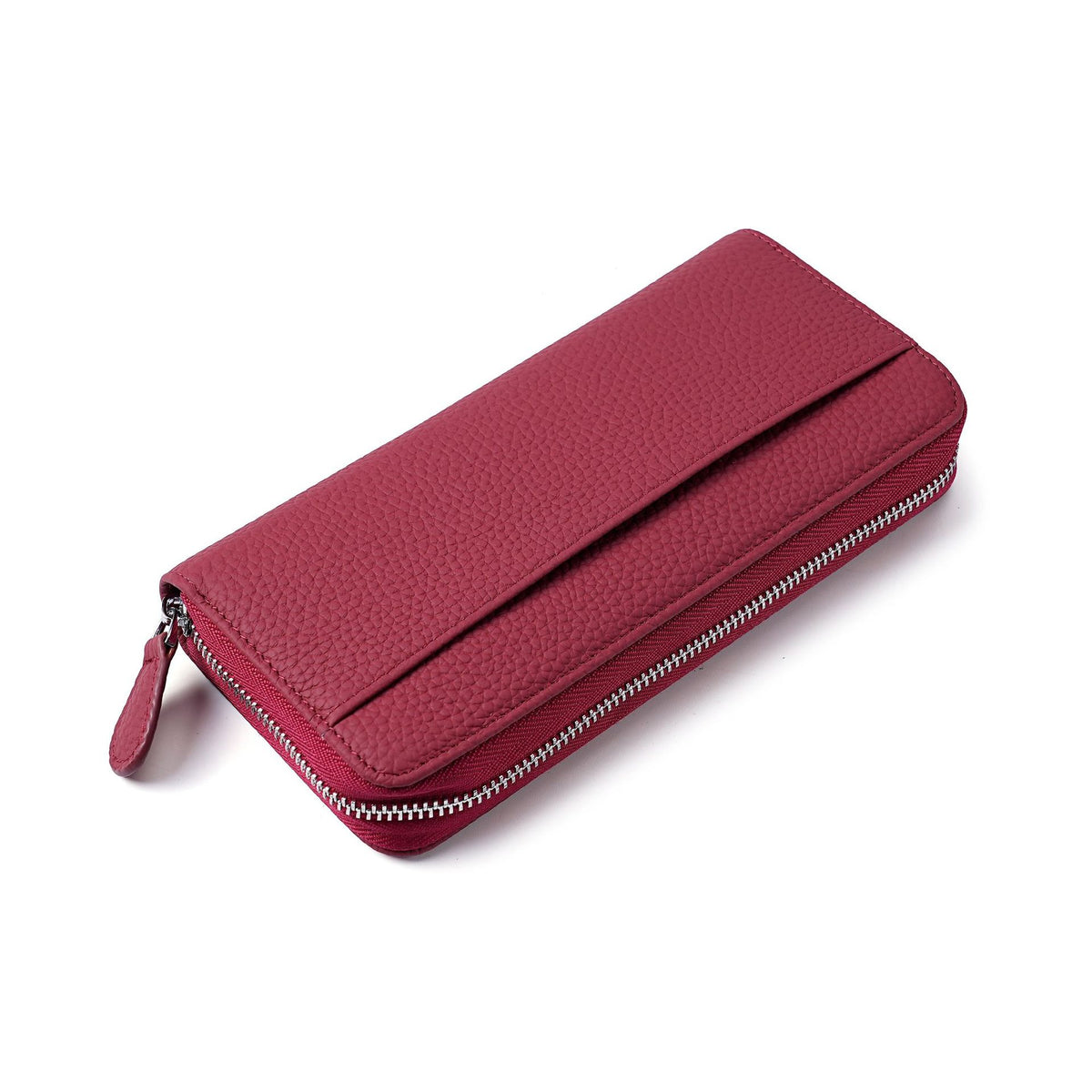 Women's Long Genuine Leather Large Capacity Mobile Ladies Wallet