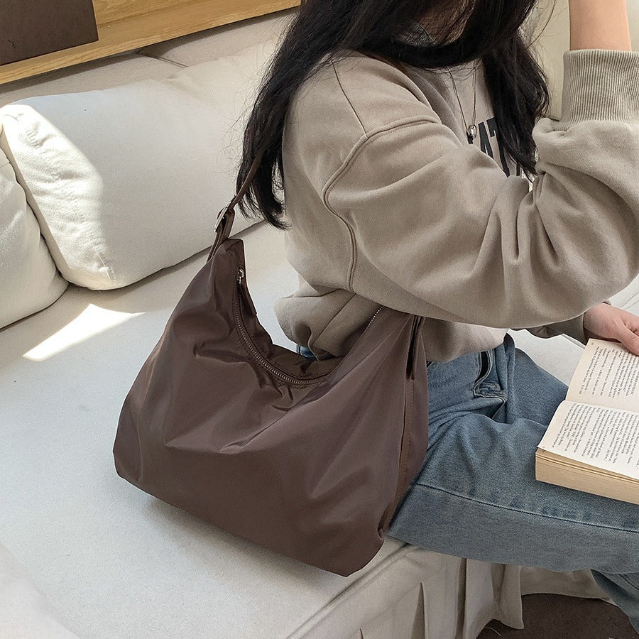 Style Large Capacity Niche Design College Shoulder Bags