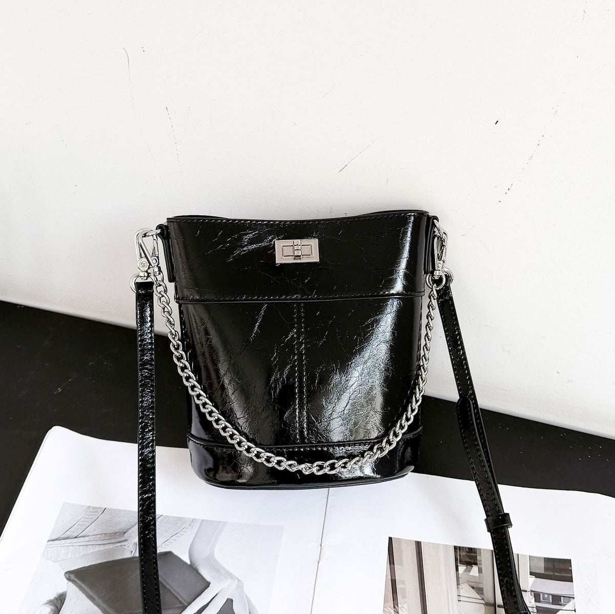 Women's First Layer Cowhide Fashion Light Luxury Clutch Simple Card Holder
