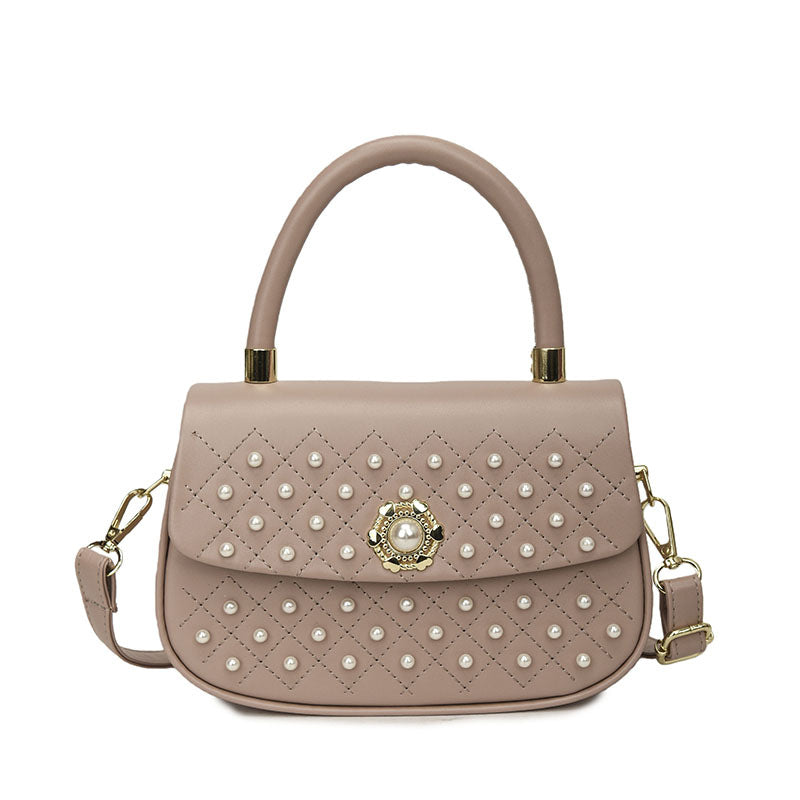 Western Style Textured Spring Good-looking Pearl Women's Shoulder Bag
