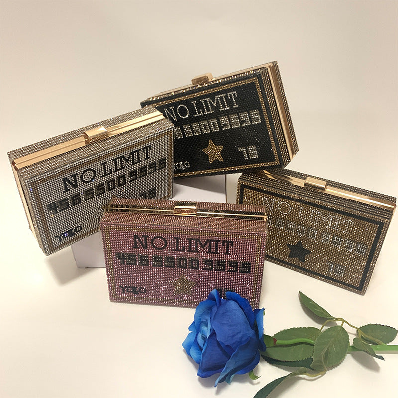 Fashion Diamond Clutch Personality Rhinestone Single Evening Bags