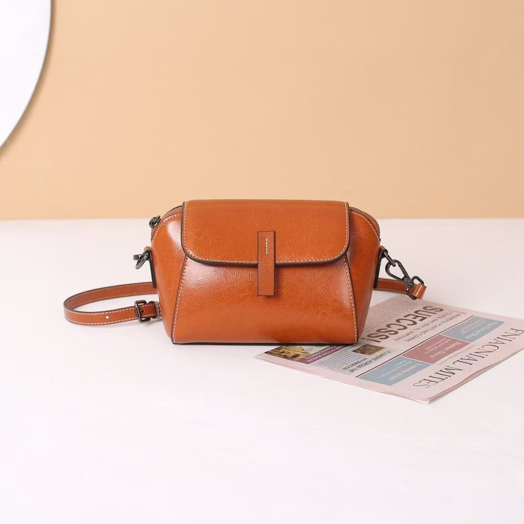 Fashion Genuine Leather Mobile Light Luxury Crossbody Bags