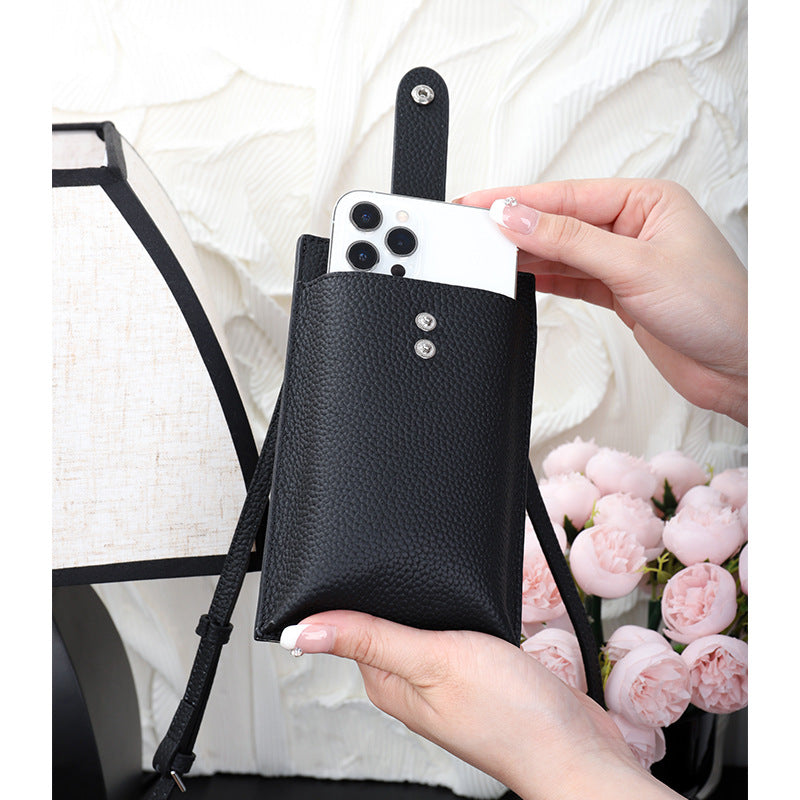 Women's Leather Versatile First Layer Cowhide Stylish Crossbody Bags