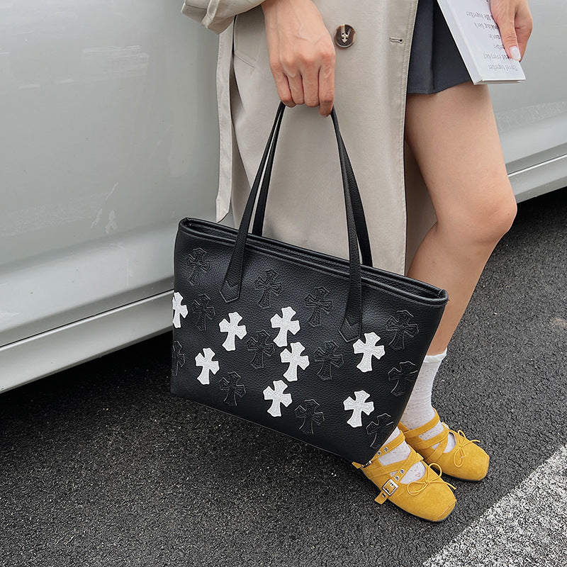 Cross Large Capacity Light Luxury Feeling Tong Women's Shoulder Bag