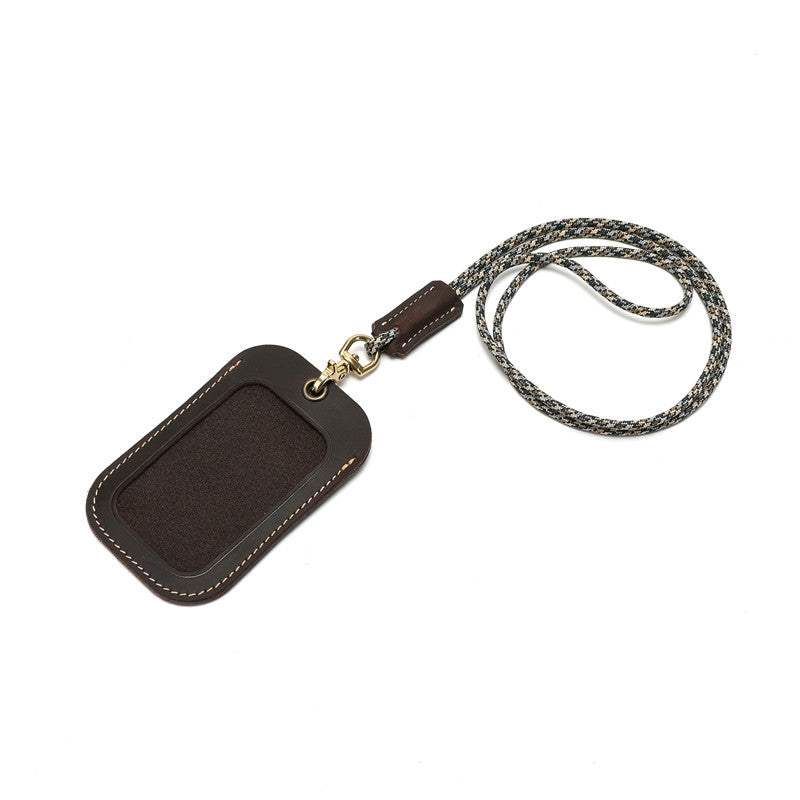 Certificate With Lanyard Badge Entry Exit Card Holder