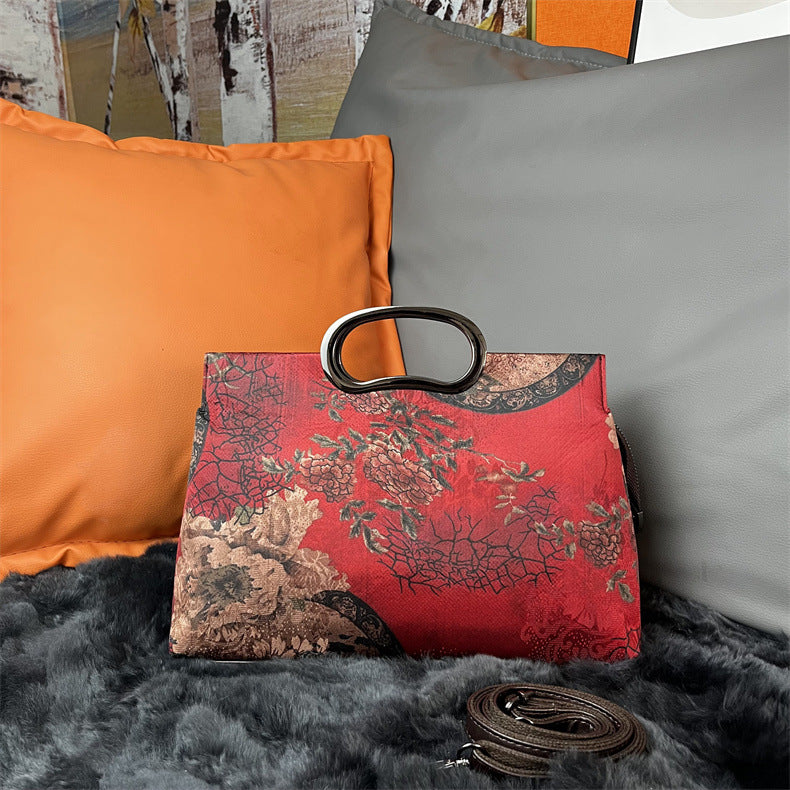 Women's Antique Cheongsam Matching Elegant Yarn Chinese Style Bags