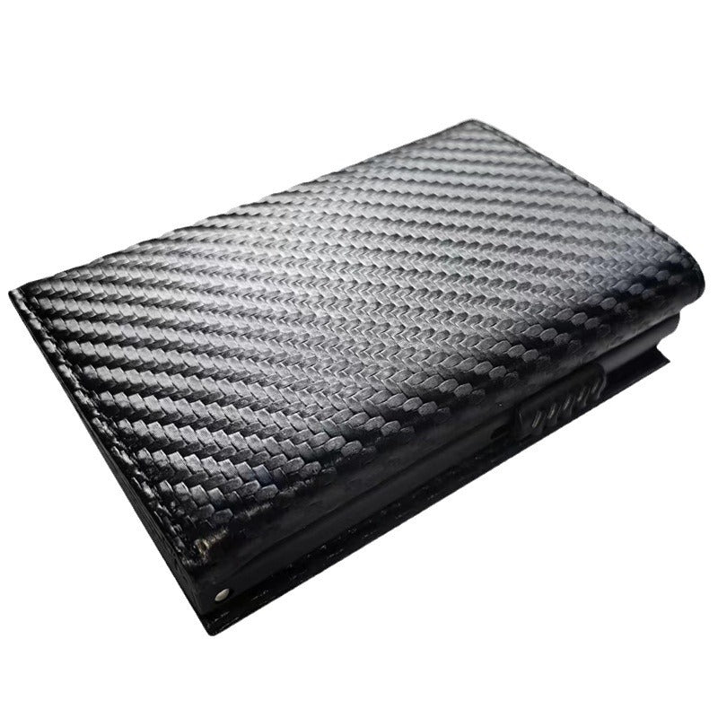 Magnetic Aluminum Alloy Side Push Automatic Card Holder