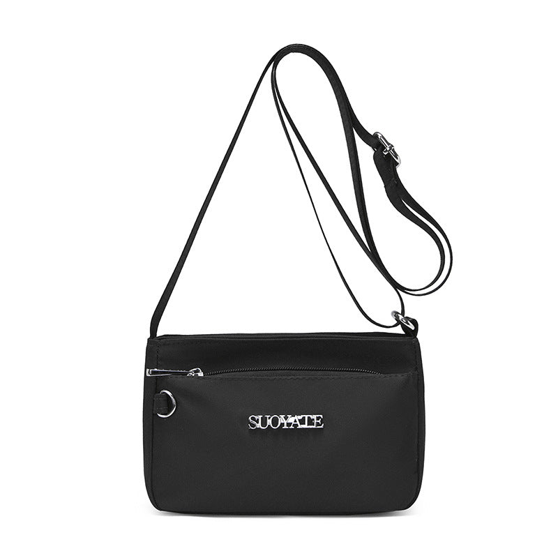 Women's Large Capacity Mom Nylon Solid Color Underarm Fashion Women's Messenger Bag