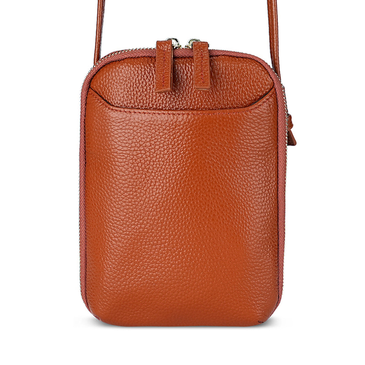 Women's First Layer Cowhide Simple Trend Mobile Mini Genuine Women's Shoulder Bag