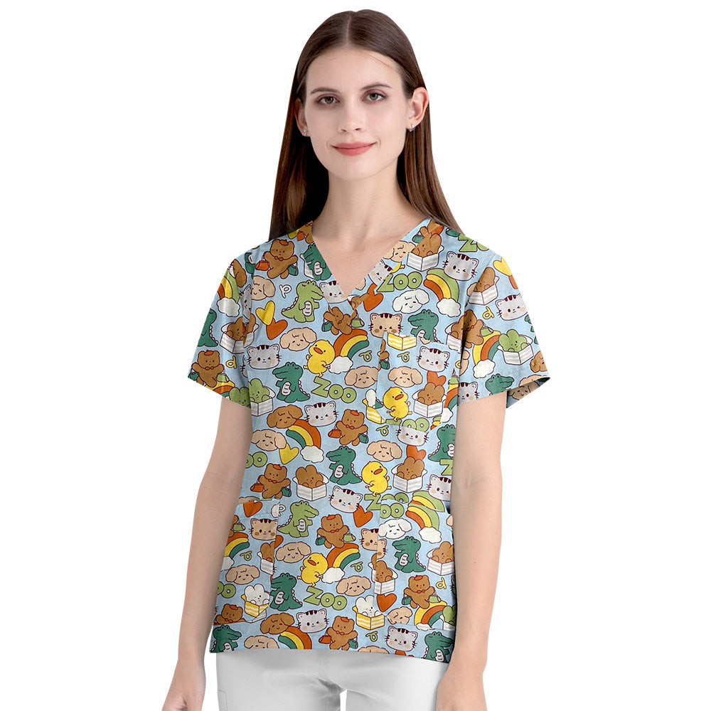 Women's & Men's Old Sister-in-law Split Outfit Work Clothes Cloth Uniform