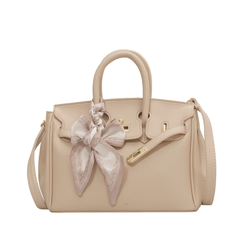 Women's Advanced Texture Fashion Commuter Kelly Bow Tote Bags