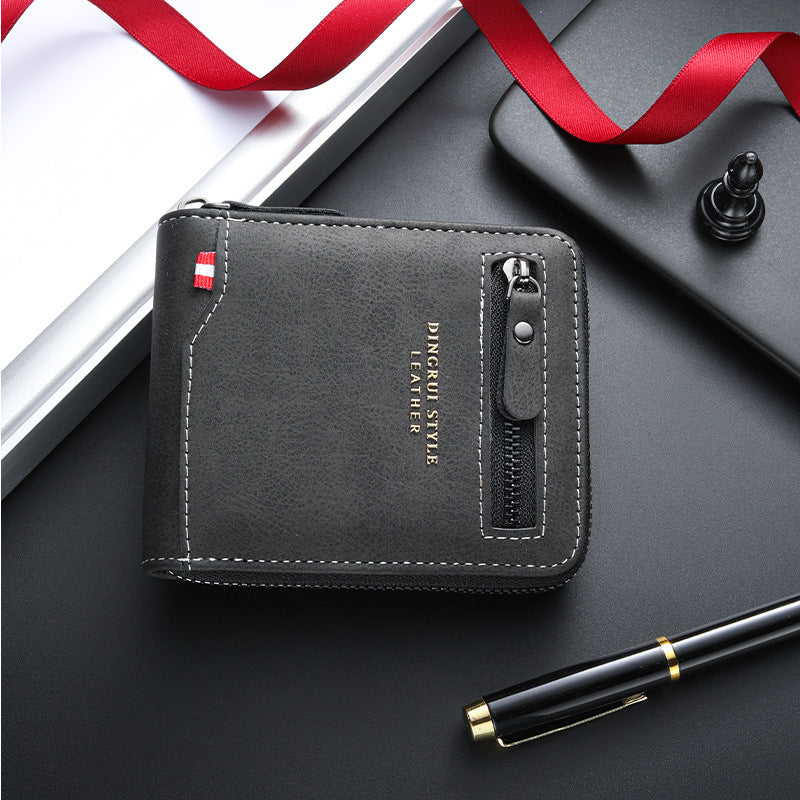 Men's Business Short Multiple Slots Large Capacity Men's Wallet