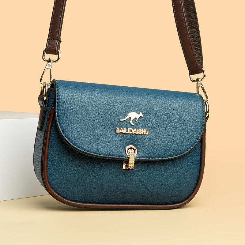 Women's Genuine Leather Soft Fashion Mother-in-law Crossbody Bags