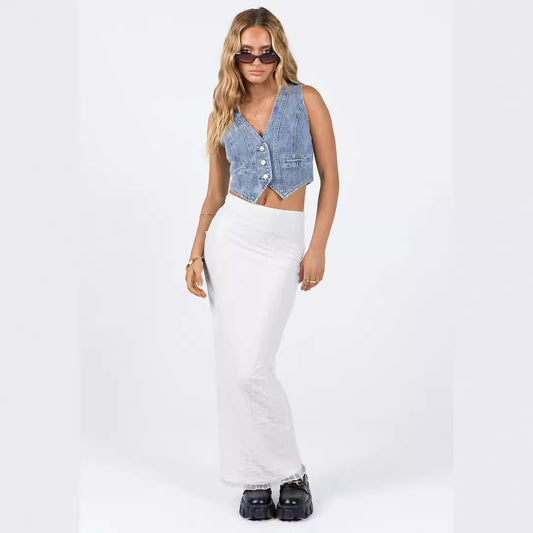 Women's Creative Unique Charming Denim Hot Vests
