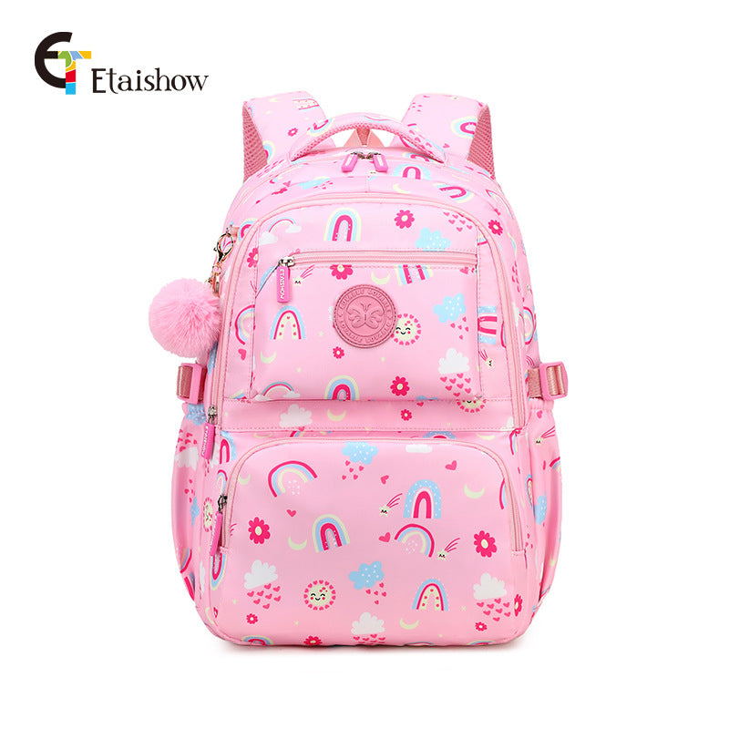 Printed Primary Junior High Large Capacity Backpacks