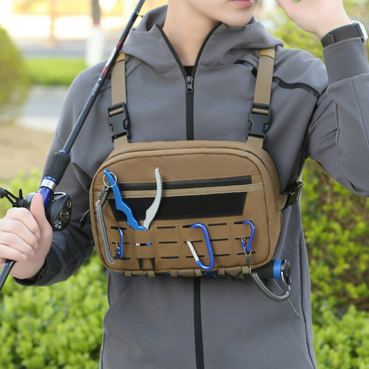 Popular Slouchy Camping Vest Leisure Multifunctional Sports Backpacks