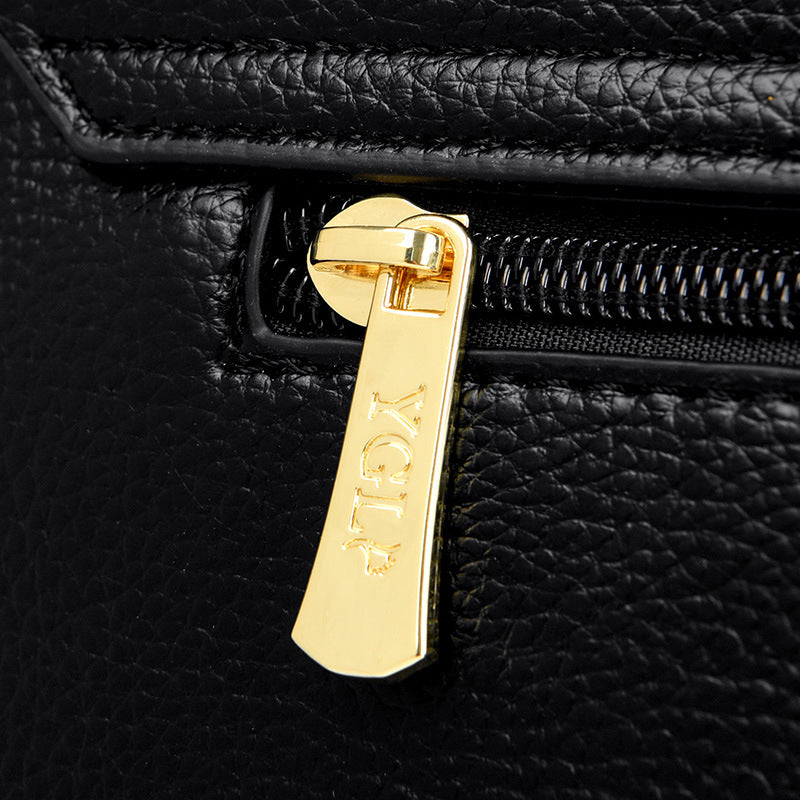 Women's Fashionable High-grade Solid Color Simple Underarm Small Square Bags