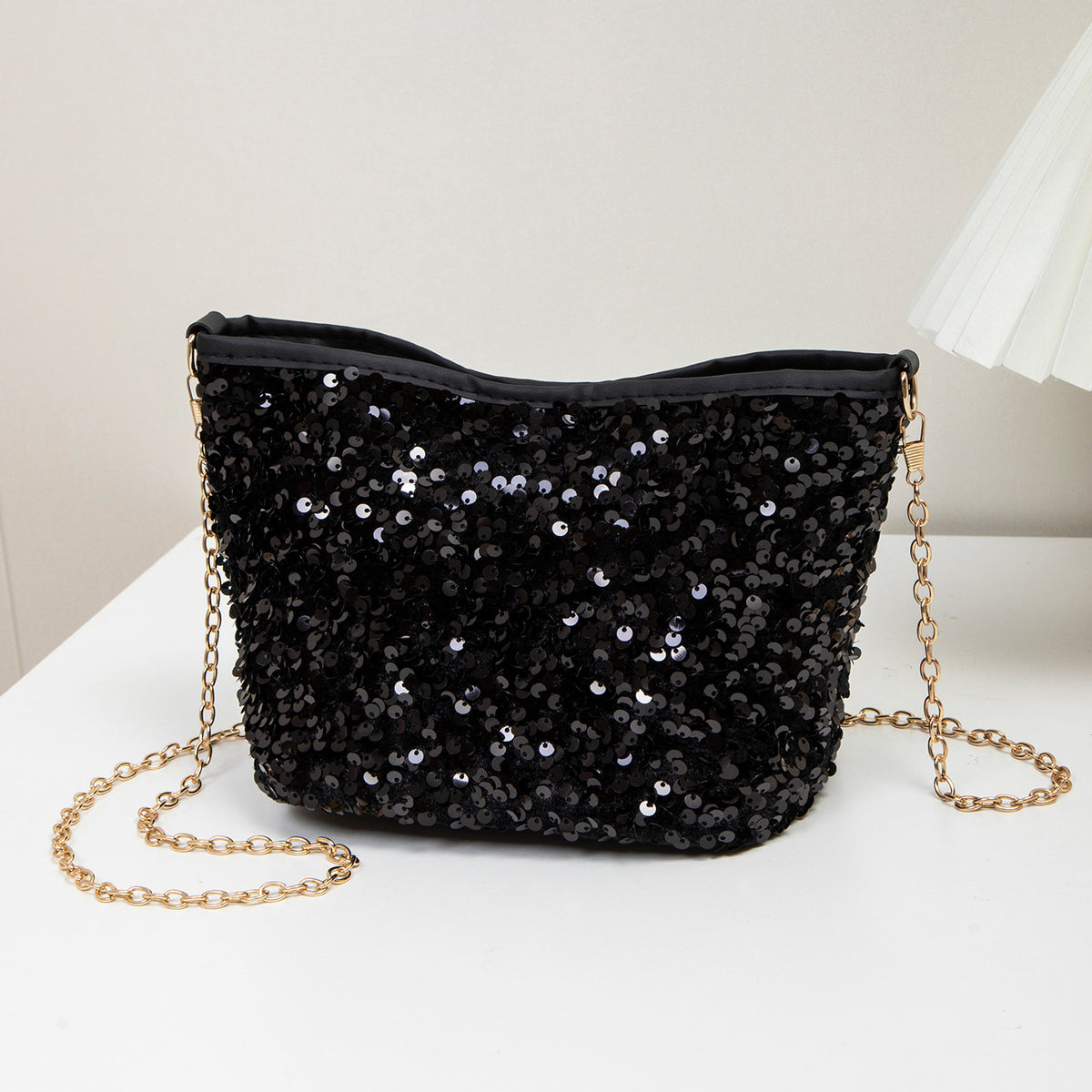 Women's Trendy Cool Sequin Summer Fashion Clutch Dinner Party Bags