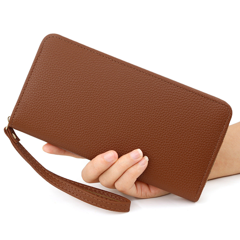 Women's Long Solid Color Fashion Mobile Large Bags