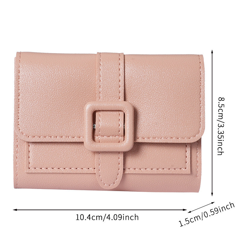 Women's Temperament Wild Short Summer Fresh Solid Ladies Wallet
