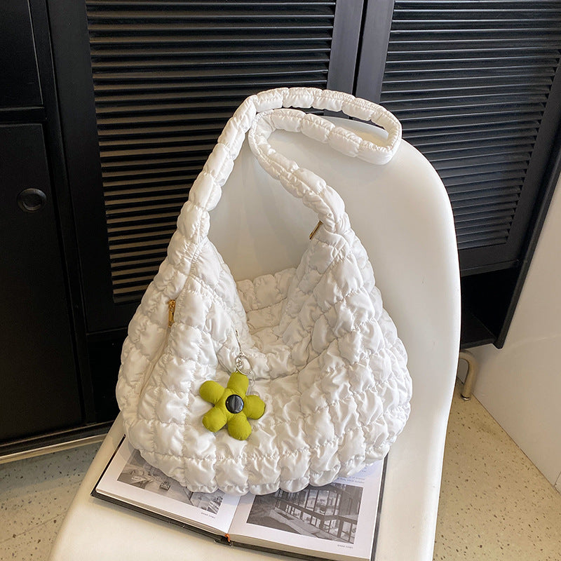 Cloud Pleated Large Korean Fashion Capacity Shoulder Bags