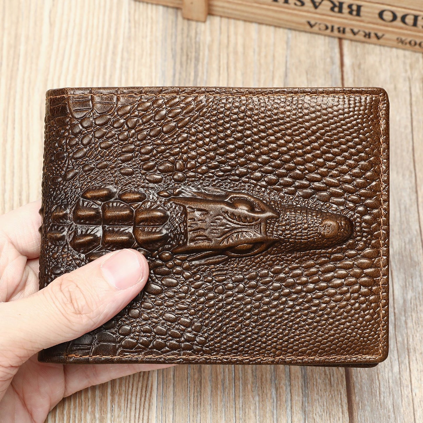 Men's Leather For Man High-grade Retro Embossing Men's Wallets