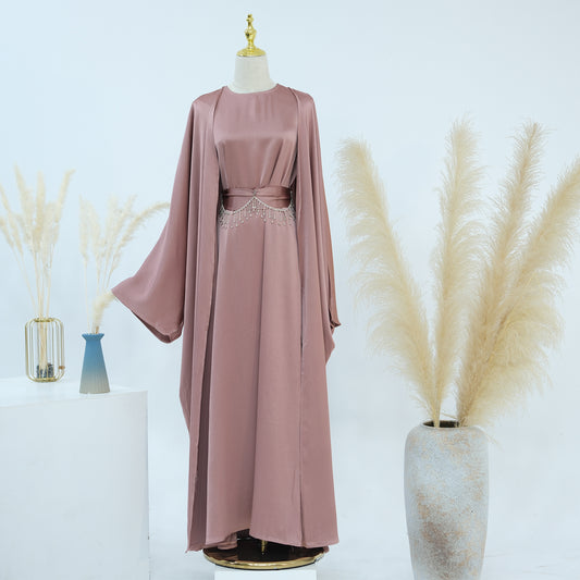 Turkish Elegant Two-piece Set Crystal Chain Suits