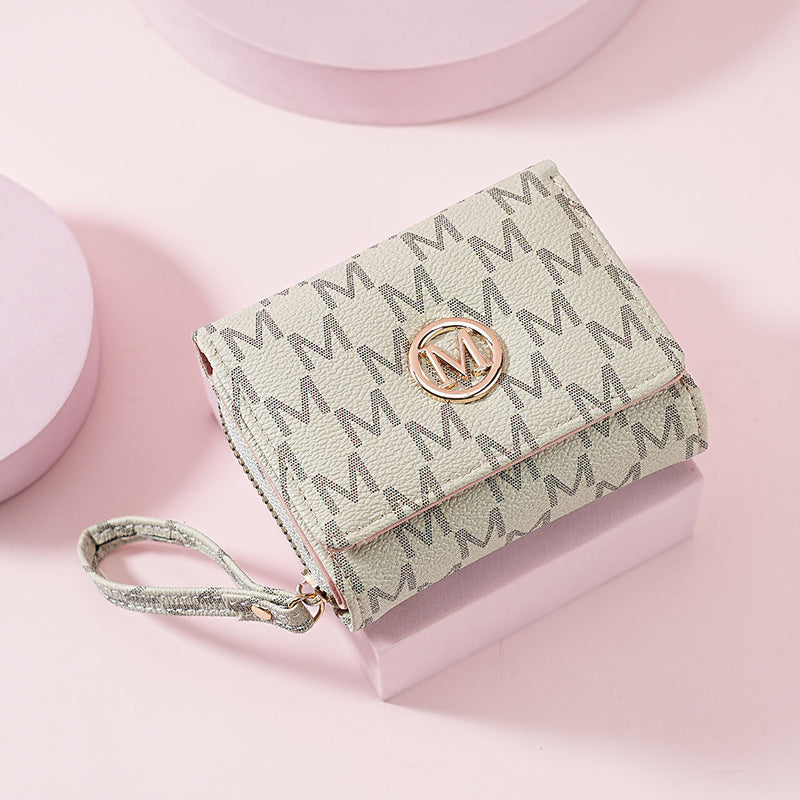 Women's Short Boom Three Fold Fashion Simple Purses
