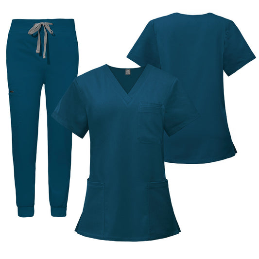 Multifunctional Pocket Surgical Gown Anesthesiologist Work Uniform