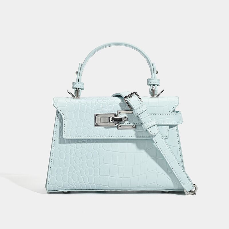 Kelly Niche Exquisite Crocodile Pattern High Sense Women's Handbag
