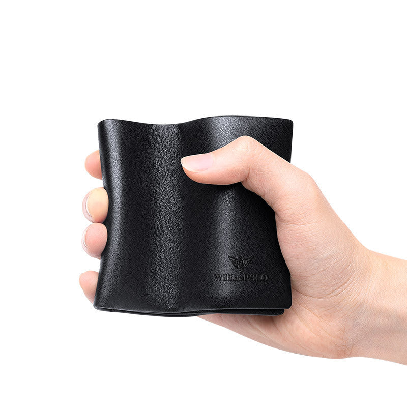 Men's Chan Swiping Genuine Leather Made Korean Men's Wallets