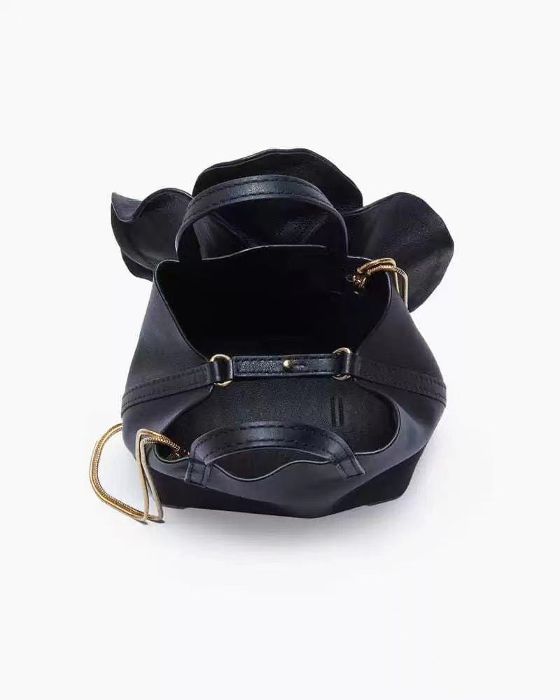 Women's French Style Petal Flower Trendy Chain Bags